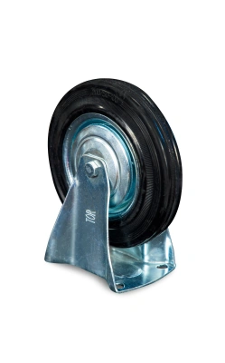 Колесо неповоротное резина FC 80 200 мм (N) по ценам производителя в Челябинске с доставкой по всей России