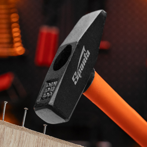 Молоток слесарный, 400 г, фибергласовая обрезиненная рукоятка Sparta по ценам производителя в Челябинске с доставкой по всей России