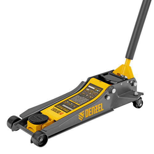 Домкрат гидравлический подкатной, 3 т, 85-610 мм, быстрый подъем, низ. подхват, проф, SUV Denzel по ценам производителя в Челябинске с доставкой по всей России