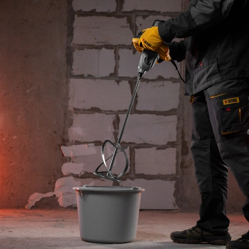 Миксер строительный EM-1-1600, 1600 Вт, 180-460/300-750 об/мин Denzel по ценам производителя в Челябинске с доставкой по всей России