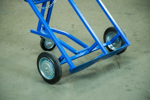 Тележка для баллонов пропан + кислород TOR ТГК-П, 2 баллона (250 резина + 160 поворотное) по ценам производителя в Челябинске с доставкой по всей России