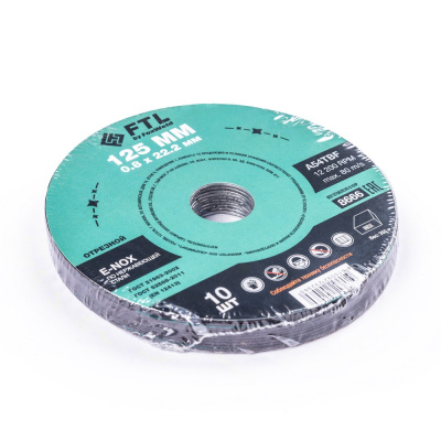 Круг отрезной по нержавеющей стали FTL E-Nox 125 х 0,8 х 22,2 мм A54TBF по ценам производителя в Челябинске с доставкой по всей России