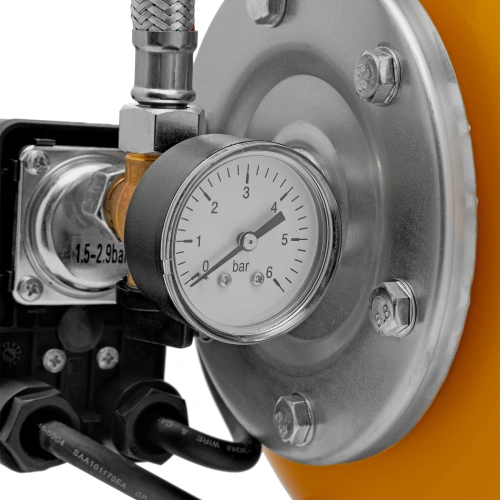 Насосная станция PS800X, 800 Вт, 3200 л/ч, ресивер 24 л, подъем 38 м, нержавейка Denzel по ценам производителя в Челябинске с доставкой по всей России