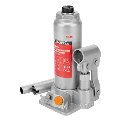 Домкрат гидравлический бутылочный, 2 т, h подъема 181-345 мм Matrix купить в Москве с доставкой по всей России | ProtosMarket.ru