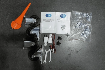 Генератор дизельный 5,0 кВт 220В с электростартером и колесами TOR KM5000D по ценам производителя в Челябинске с доставкой по всей России