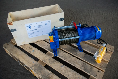 Лебедка электрическая  500 кг 100 м с канатом 220 В TOR KCD по ценам производителя в Челябинске с доставкой по всей России