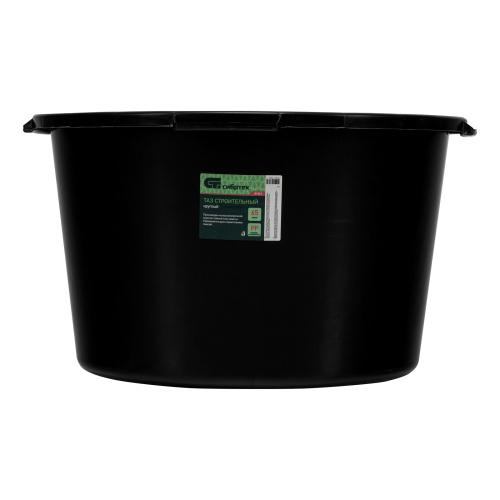 Таз круглый строительный, 65 л Сибртех по ценам производителя в Челябинске с доставкой по всей России