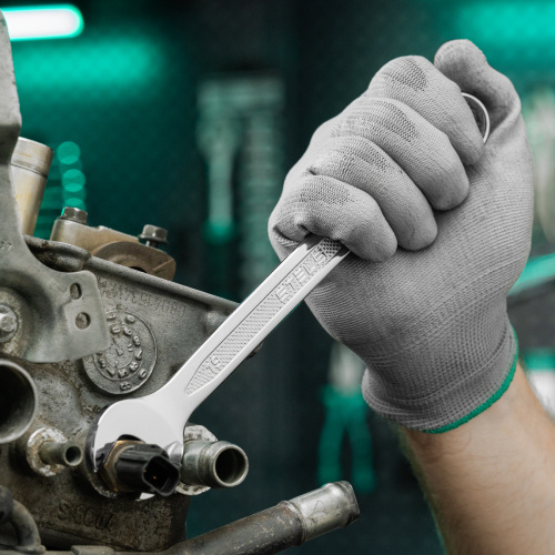 Ключ комбинированный, 19 мм, CrV, антислип Stels по ценам производителя в Челябинске с доставкой по всей России