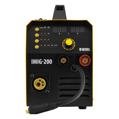 Аппарат инвертор. полуавтомат. cварки IMIG-200, 200 А, ПВ 60%, катушка 5 кг Denzel по ценам производителя в Челябинске с доставкой по всей России