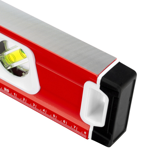 Уровень алюминиевый, магнит, фрезерованный, 3 глазка (1 зеркальный) двухкомпонентные рукоятки, 1000 мм Matrix по ценам производителя в Челябинске с доставкой по всей России