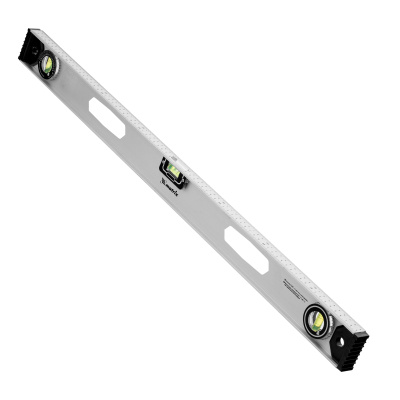 Уровень алюминиевый "Рельс", 800 мм, 3 глазка (1 поворотный) Matrix по ценам производителя в Челябинске с доставкой по всей России