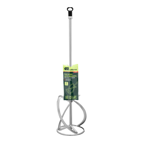 Насадка для миксера, для легких растворов, 140 х 590 мм, оцинкованная, хвостовик резьба М14 Сибртех по ценам производителя в Челябинске с доставкой по всей России