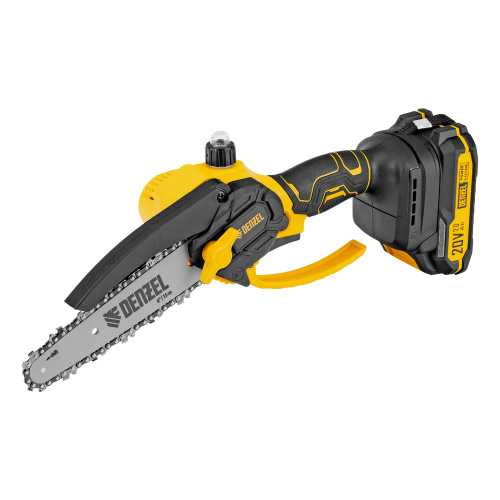 Цепная мини-пила аккумуляторная бесщет., CCS-150, шина 150 мм, Li-Ion, 20 В Denzel по ценам производителя в Челябинске с доставкой по всей России