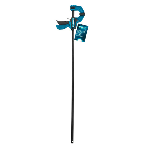 Струбцина реечная, быстрозажимная, пистолетного типа, пошаговый механизм, пластиковый корпус, 900 мм Gross по ценам производителя в Челябинске с доставкой по всей России