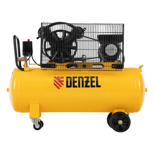 Компрессор воздушный BCV2200/100, ременный привод, 2.2 кВт, 100 литров, 370 л/мин Denzel по ценам производителя в Челябинске с доставкой по всей России