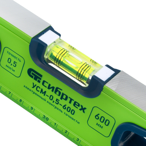 Уровень алюминиевый УСМ-0,5-600, фрезерованный, 3 глазка, магнитный, рукоятки, 600 мм Сибртех по ценам производителя в Челябинске с доставкой по всей России