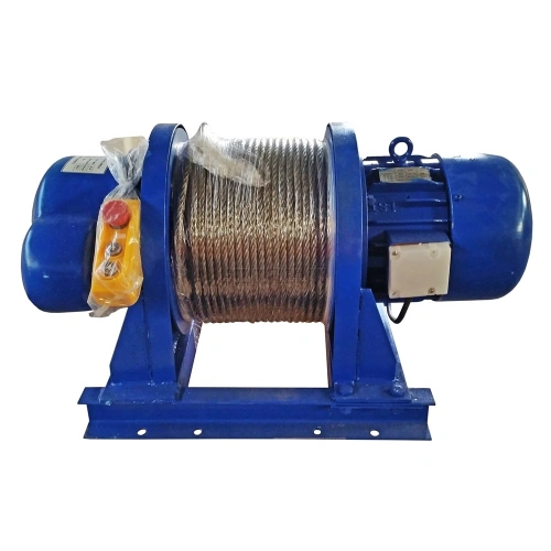 Лебедка электрическая 1500кг 100м с канатом 380В TOR KDJ PRO по ценам производителя в Челябинске с доставкой по всей России