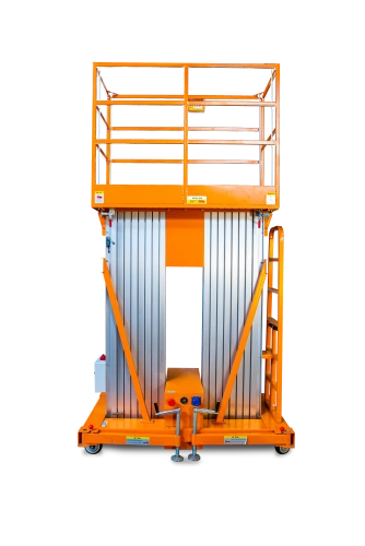 Подъемник мачтовый аккумуляторный 200 кг, 8/10 м, 24/80 В/Ач TOR GTWY8-200S DC 2-мачтовый по ценам производителя в Челябинске с доставкой по всей России