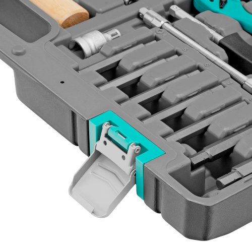 Набор инструментов, 1/4", 1/2", Cr-V, S2, усиленный кейс, 119 предметов Stels по ценам производителя в Челябинске с доставкой по всей России