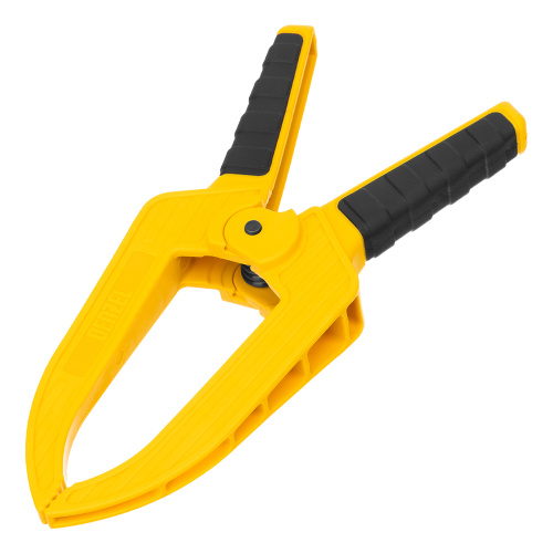 Струбцина клещеобразная, удлиненная 75 х 110 мм двухкомпонентные рукоятки Denzel по ценам производителя в Челябинске с доставкой по всей России