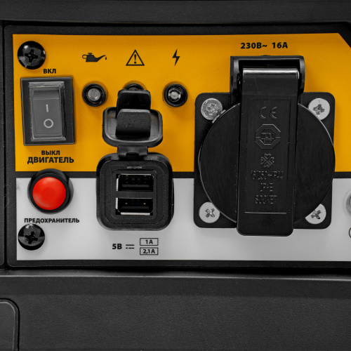Генератор инверторный GS-1100iF, 1,1 кВт, 230 В, ручной старт DENZEL по ценам производителя в Челябинске с доставкой по всей России