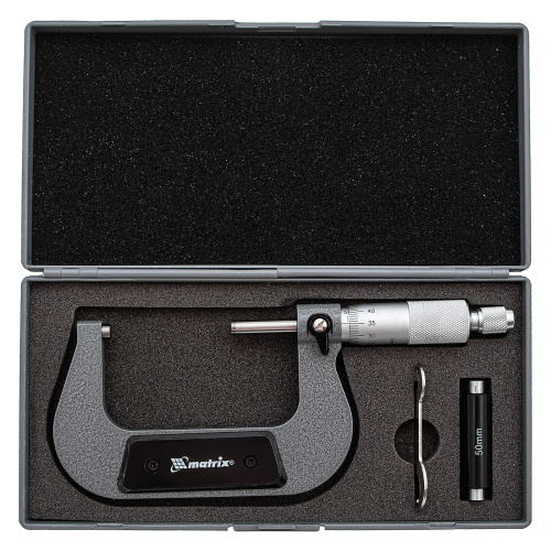 Микрометр механический,50-75 мм Matrix по ценам производителя в Челябинске с доставкой по всей России