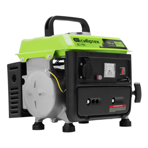 Генератор бензиновый БС-950, 0.8 кВт, 230 В, 2-х тактный, 4 л, ручной стартер Сибртех по ценам производителя в Челябинске с доставкой по всей России