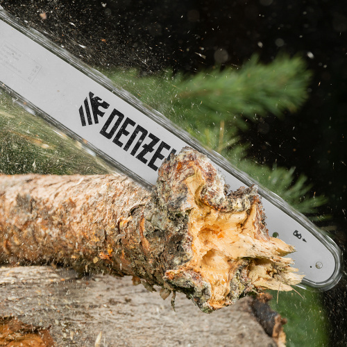 Пила цепная электрическая EDS-2200, 2.2 кВт,продольная, шина 45 см, шаг 3/8, паз 1.3 мм, 62 звена Denzel по ценам производителя в Челябинске с доставкой по всей России