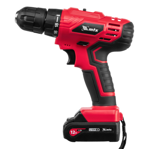Дрель-шуруповерт аккумуляторная MCDL-12-02, Li-Ion, 12 В, 2 акк. MTX по ценам производителя в Челябинске с доставкой по всей России
