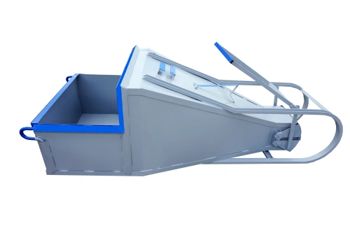 Бадья для бетона «Туфелька» 2,0 с одночелюстным затвором и рычажным приводом по ценам производителя в Челябинске с доставкой по всей России