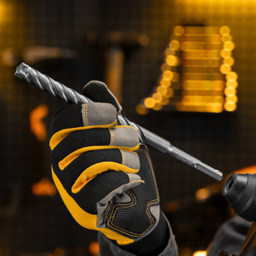 Бур по бетону, цельная крестовая пластина, 14x215 мм, SDS PLUS Denzel по ценам производителя в Челябинске с доставкой по всей России