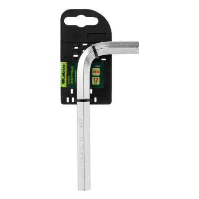 Ключ имбусовый HEX, 12 мм, 45x, закаленный, никель Сибртех по ценам производителя в Челябинске с доставкой по всей России