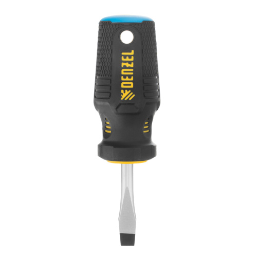 Отвертка SL6x38 мм, CrV, трехкомпонентная рукоятка Denzel по ценам производителя в Челябинске с доставкой по всей России