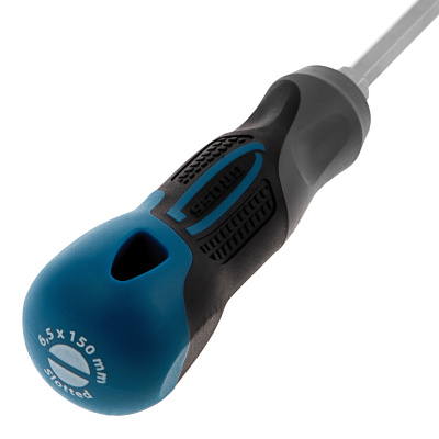 Отвертка SL6.5 x 150 мм, S2, трехкомпонентная рукоятка Gross по ценам производителя в Челябинске с доставкой по всей России