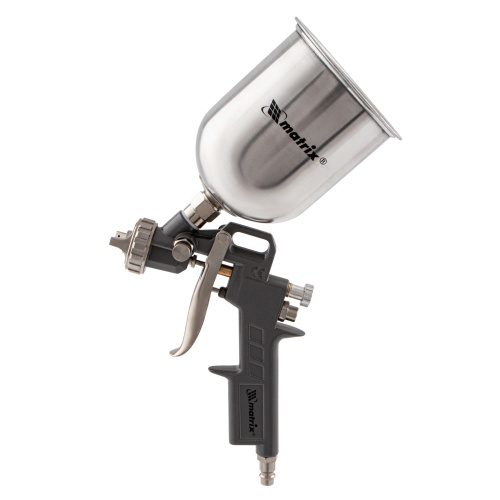 Краскораспылитель пневматический с верхним бачком V 0.6 л, сопло D 1.2, 1.5 и 1.8 мм Matrix по ценам производителя в Челябинске с доставкой по всей России