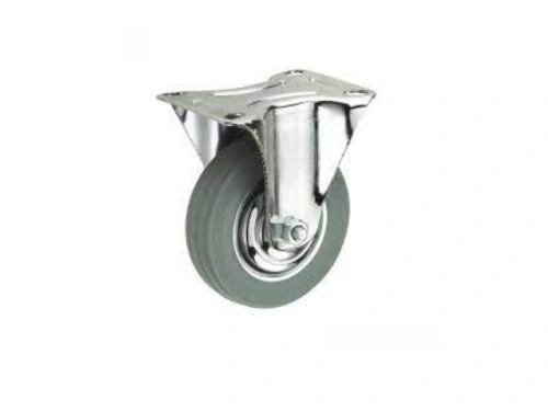 Колесо неповоротное серая резина FC 63 f 160 мм по ценам производителя в Челябинске с доставкой по всей России