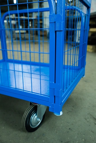 Тележка платформенная TOR ТП-2С (600х900) с бортами из сетки и двумя ручками (колеса 160 мм) по ценам производителя в Челябинске с доставкой по всей России