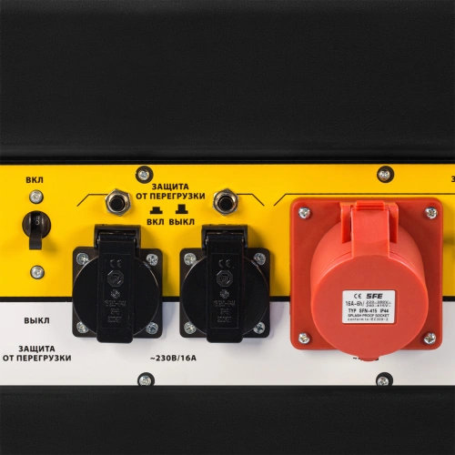 Генератор бензиновый PS 80 E-3, 6.6 кВт, 400 В, 25 л, электростартер Denzel по ценам производителя в Челябинске с доставкой по всей России