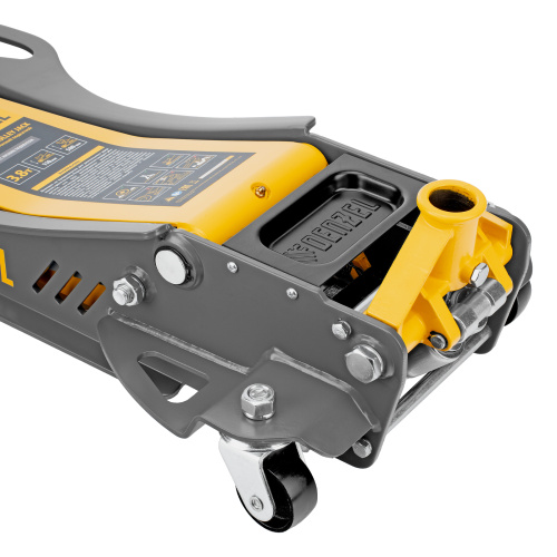 Домкрат гидравлический подкатной, 3,8 т, 110-580 мм, быстрый подъем, низкий подхват, проф. Denzel по ценам производителя в Челябинске с доставкой по всей России