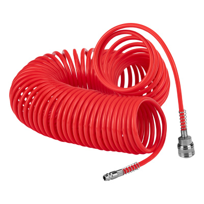Шланг спиральный воздушный, 15 м, с быстросъемными соединениями Matrix по ценам производителя в Челябинске с доставкой по всей России