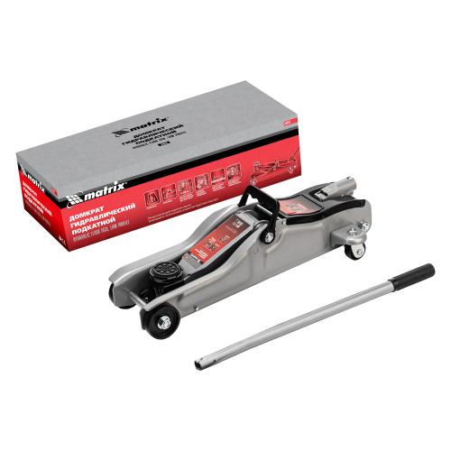 Домкрат гидравлический подкатной, 2 т, Low Profile, 85-330 мм Matrix по ценам производителя в Челябинске с доставкой по всей России