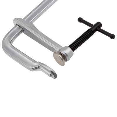 Струбцина F-образная, 120x400мм, кованая Denzel по ценам производителя в Челябинске с доставкой по всей России