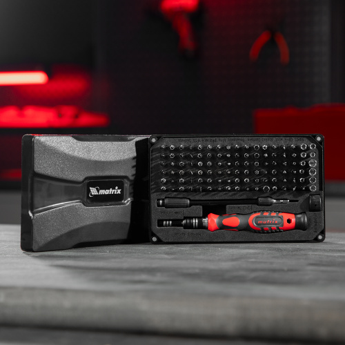 Набор для точных работ 107 в 1, универсальный, сталь CrV Matrix по ценам производителя в Челябинске с доставкой по всей России