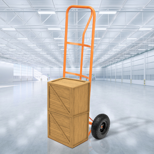 Тележка ручная двухколесная НТ1805, грузоподъемность 150 кг, пневматические колеса D 260 мм, платформа 350 х 235 мм Сибртех по ценам производителя в Челябинске с доставкой по всей России