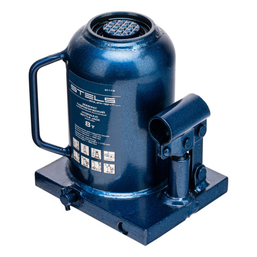 Домкрат гидравлический бутылочный телескопический, 8 т, H подъема 170-430 мм Stels по ценам производителя в Челябинске с доставкой по всей России