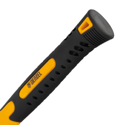 Киянка резиновая, 24 oz, черная резина, фибергласовая рукоятка Denzel по ценам производителя в Челябинске с доставкой по всей России