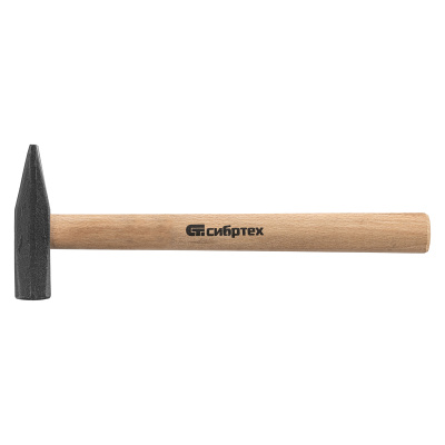 Молоток слесарный 500 г, квадратный боек, деревянная рукоятка Сибртех по ценам производителя в Челябинске с доставкой по всей России