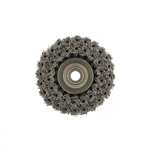 Щетка для УШМ, 100 мм, М14, "чашка", двухрядная, крученая проволока 0.8 мм Matrix по ценам производителя в Челябинске с доставкой по всей России