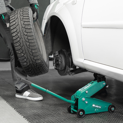 Домкрат гидравлический подкатной, 2,5 т, 148-387 мм Сибртех по ценам производителя в Челябинске с доставкой по всей России