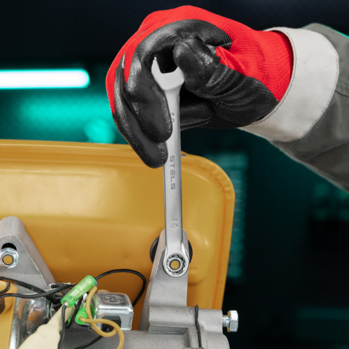 Ключ комбинированный, 10 мм, CrV, матовый хром Stels по ценам производителя в Челябинске с доставкой по всей России